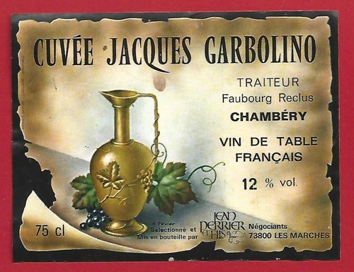 116 etikett cuvée jacques - etikett,